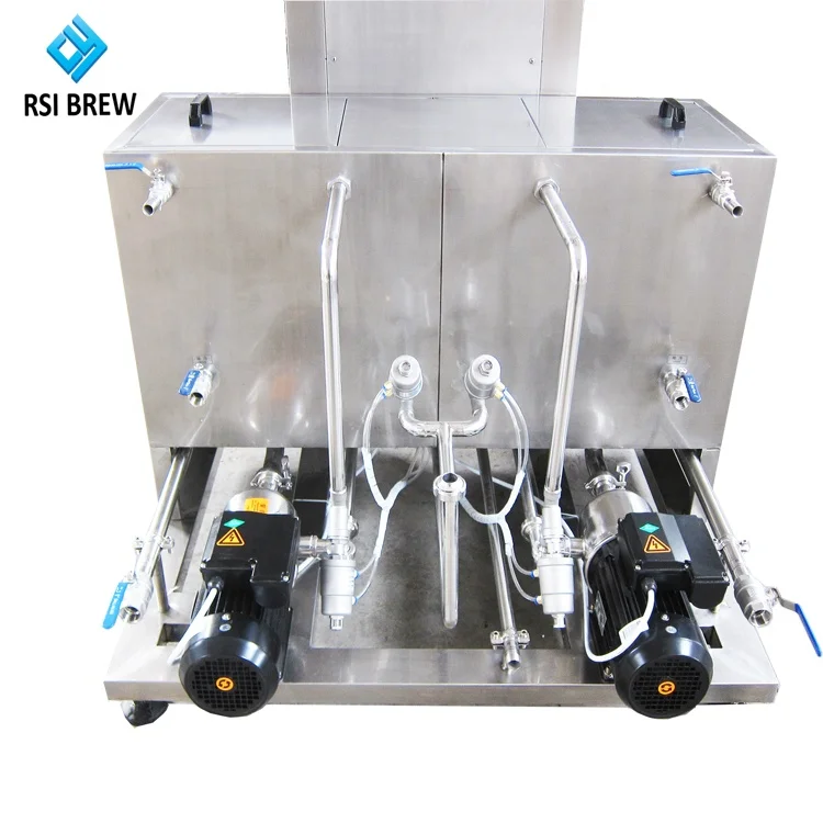 Two-head manual Beer Keg Combined Washer Washing Machine
