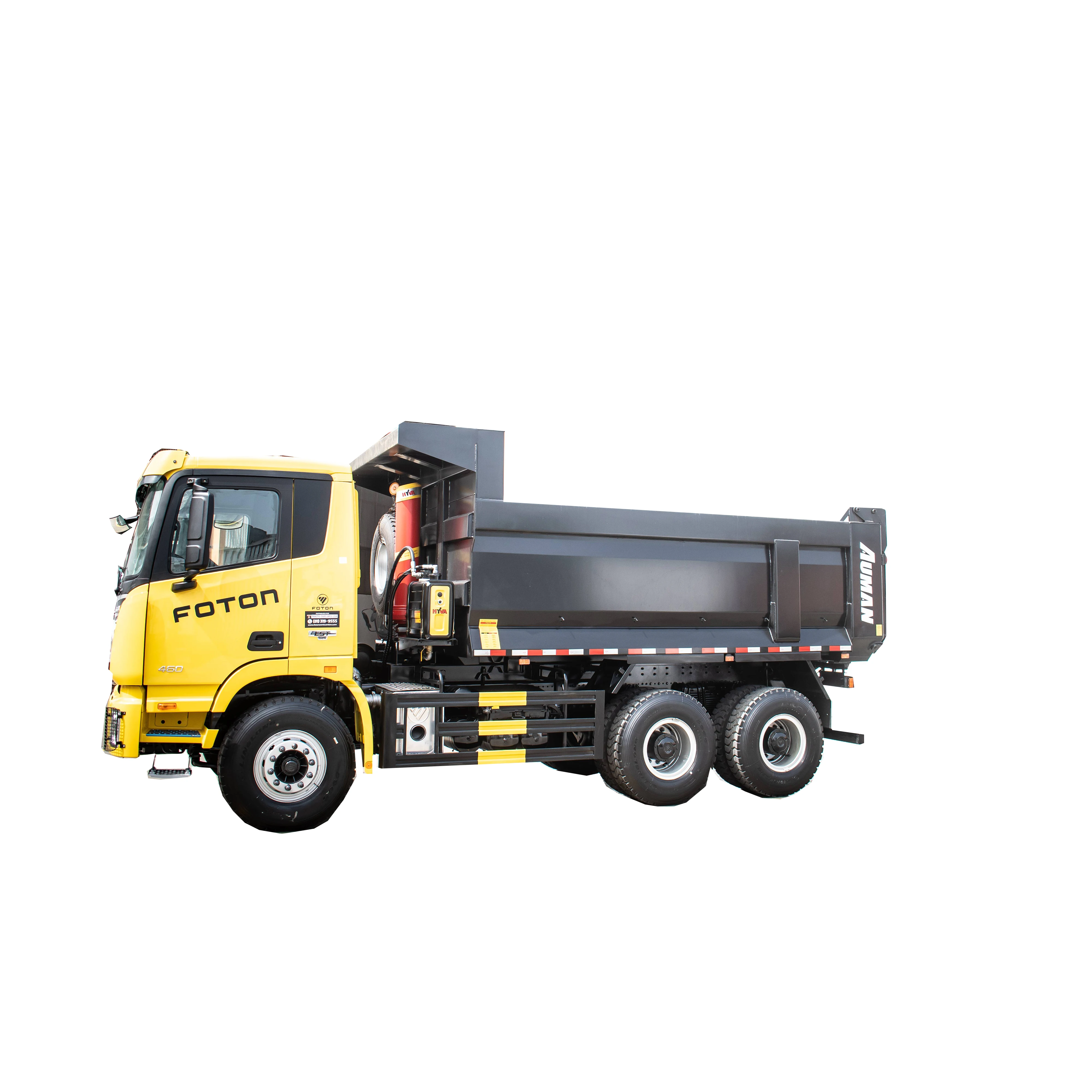 Foton Gtl 15 Tonne 6*4 Triple Pont Ev Class 6 Mercedes Actros Heavy Tipper Dump Truck for Sale