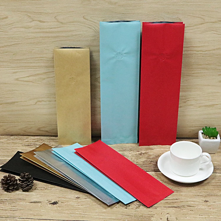 Hot Sealing Laminated Aluminum Foil Pouch Drip Coffee Bag Flat bottom Coffee Bean Package Bags