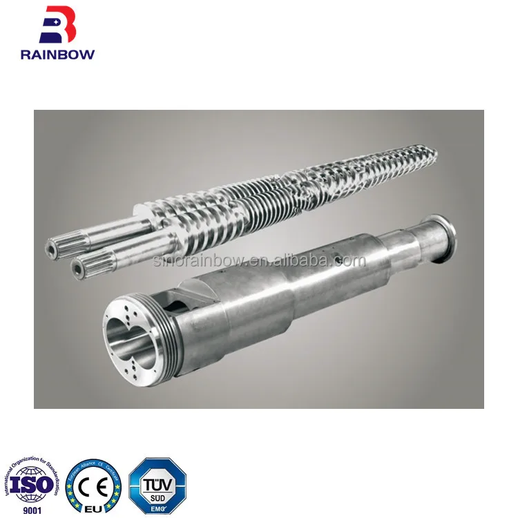 SJSZ Series 51/105 65/132 80/156  Plastic Conical Twin Double Screw Extruder