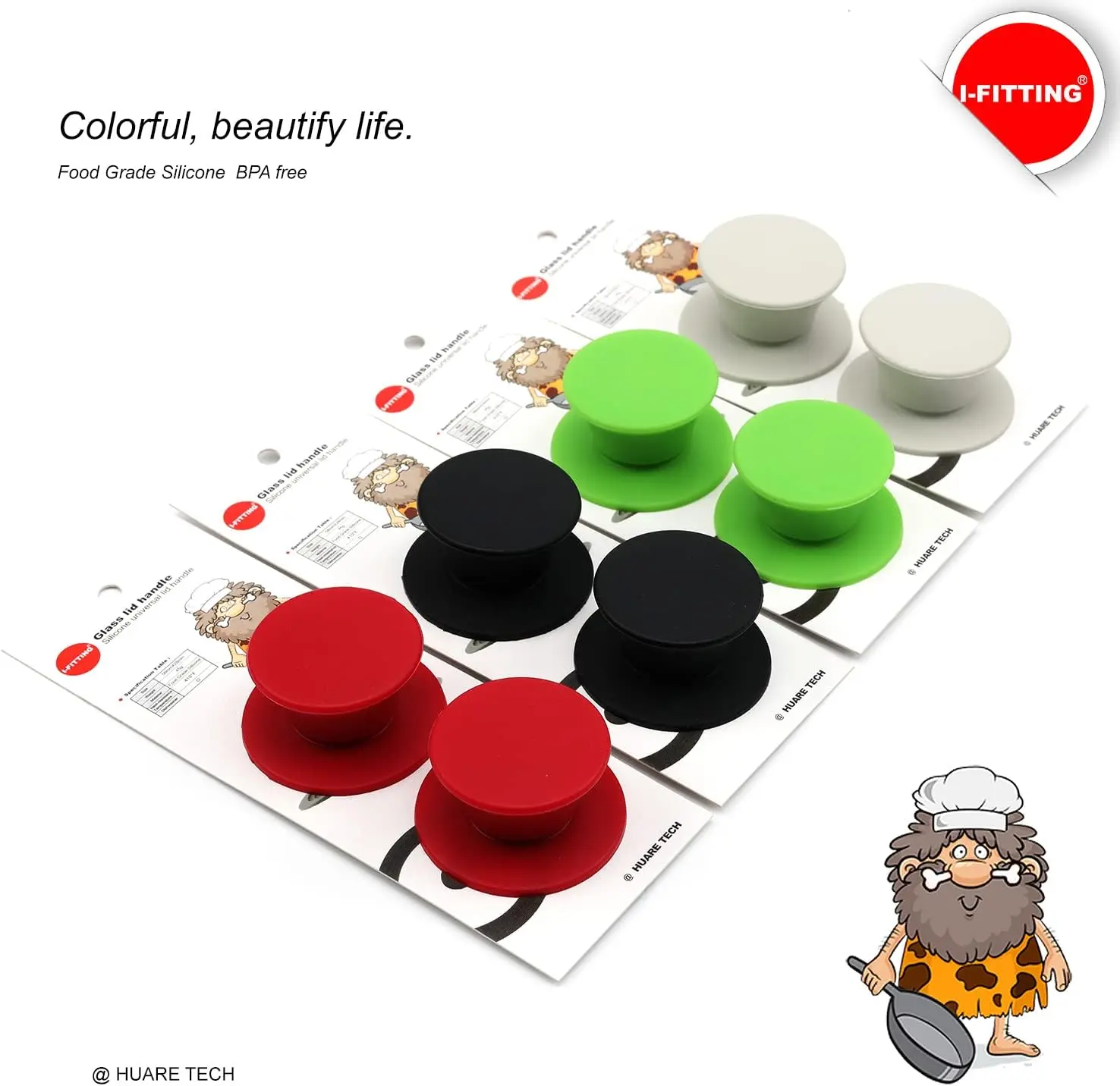 Heat Resistant Pan Lid Holding Handles Silicone Replacement Knob