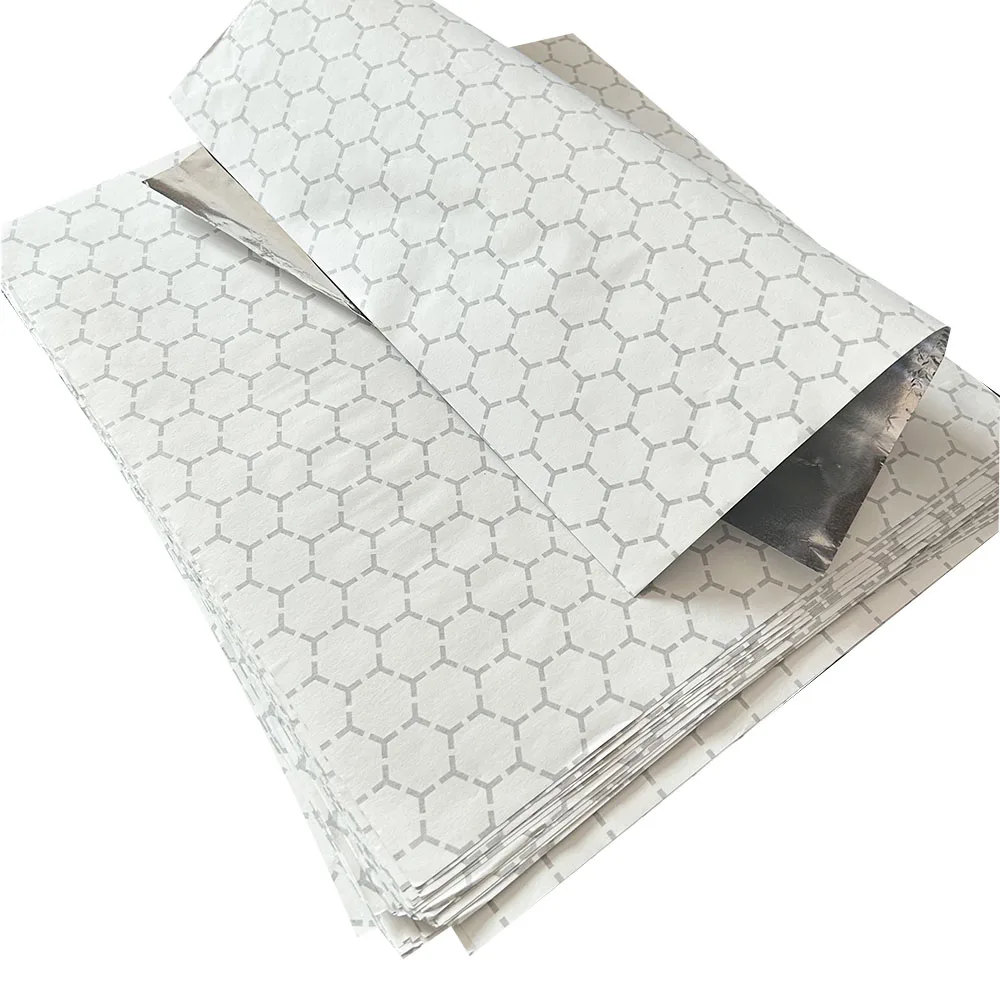 Custom Printed Burger Packaging Wax Coated Paper For Food Burger Patty Food Greaseproof Wrapping Food Grade Wax Paper