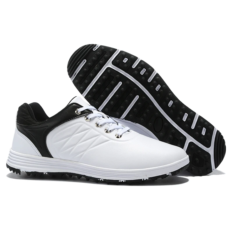 Оптовая продажа, Высококачественная Мужская обувь для гольфа Niking, Прямая поставка, профессиональная тренировочная обувь высокого качества из искусственной кожи, уличная спортивная обувь для гольфа