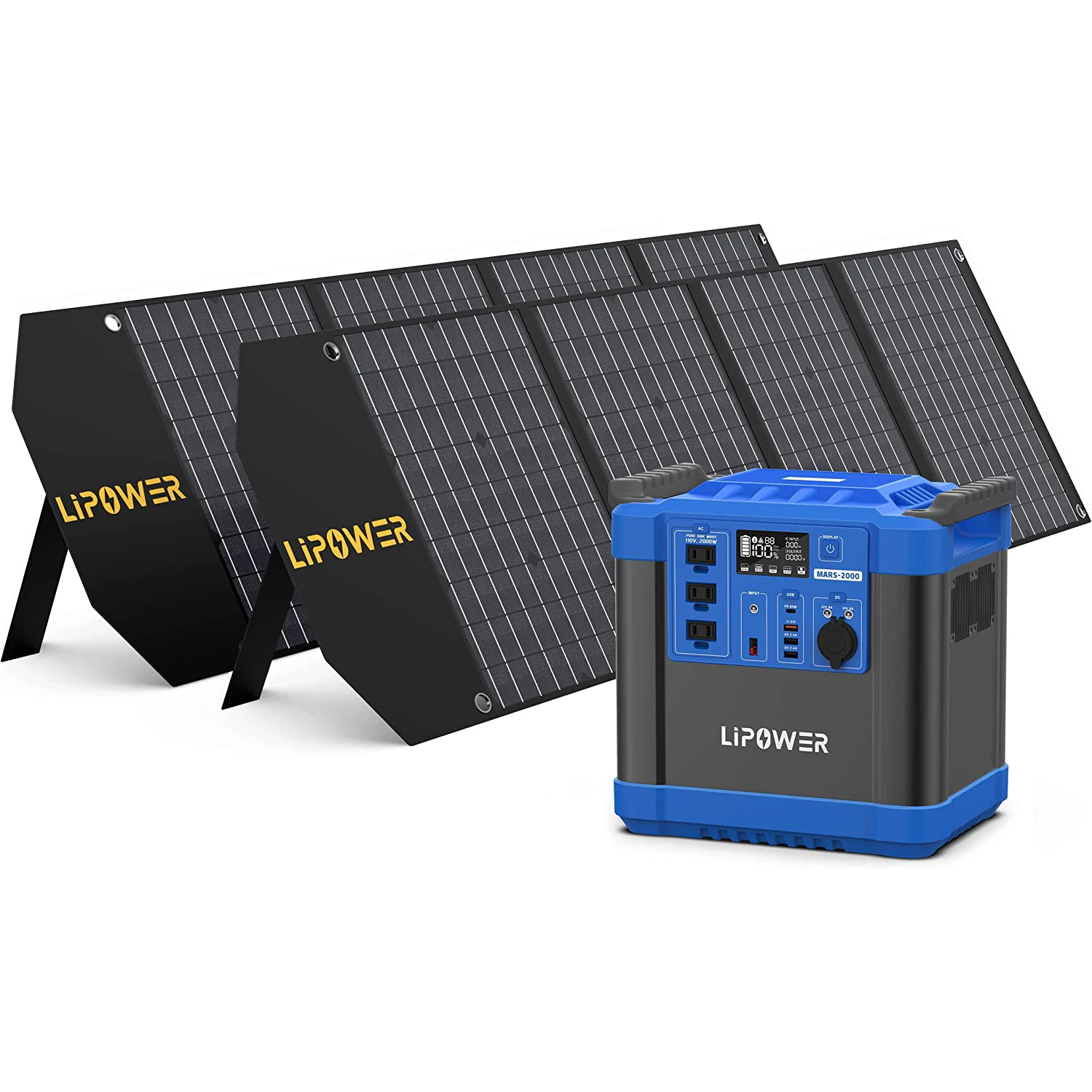 Factory Price 2000W DC AC Output Backup Power Bank Electric Car Power Station Portable Power Station For Home