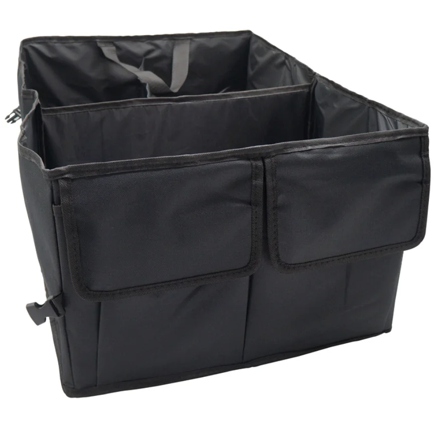 Multipurpose car collapsible trunk organizer multifunctional leather / storage box folding for