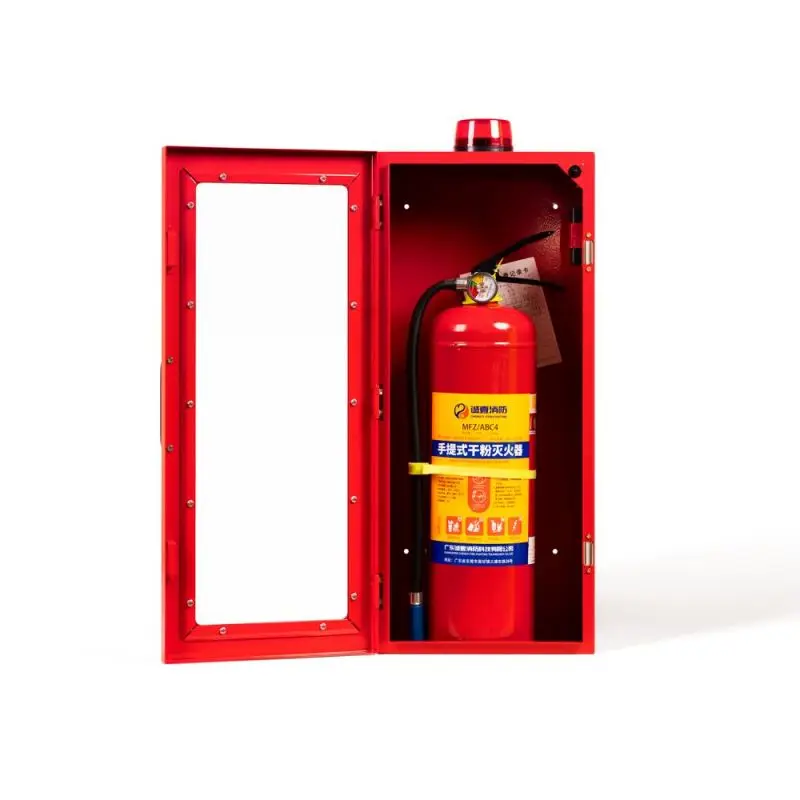 WAP Wall Mount Firefighting Box Fire Extinguisher Metal Cabinet with Alarm