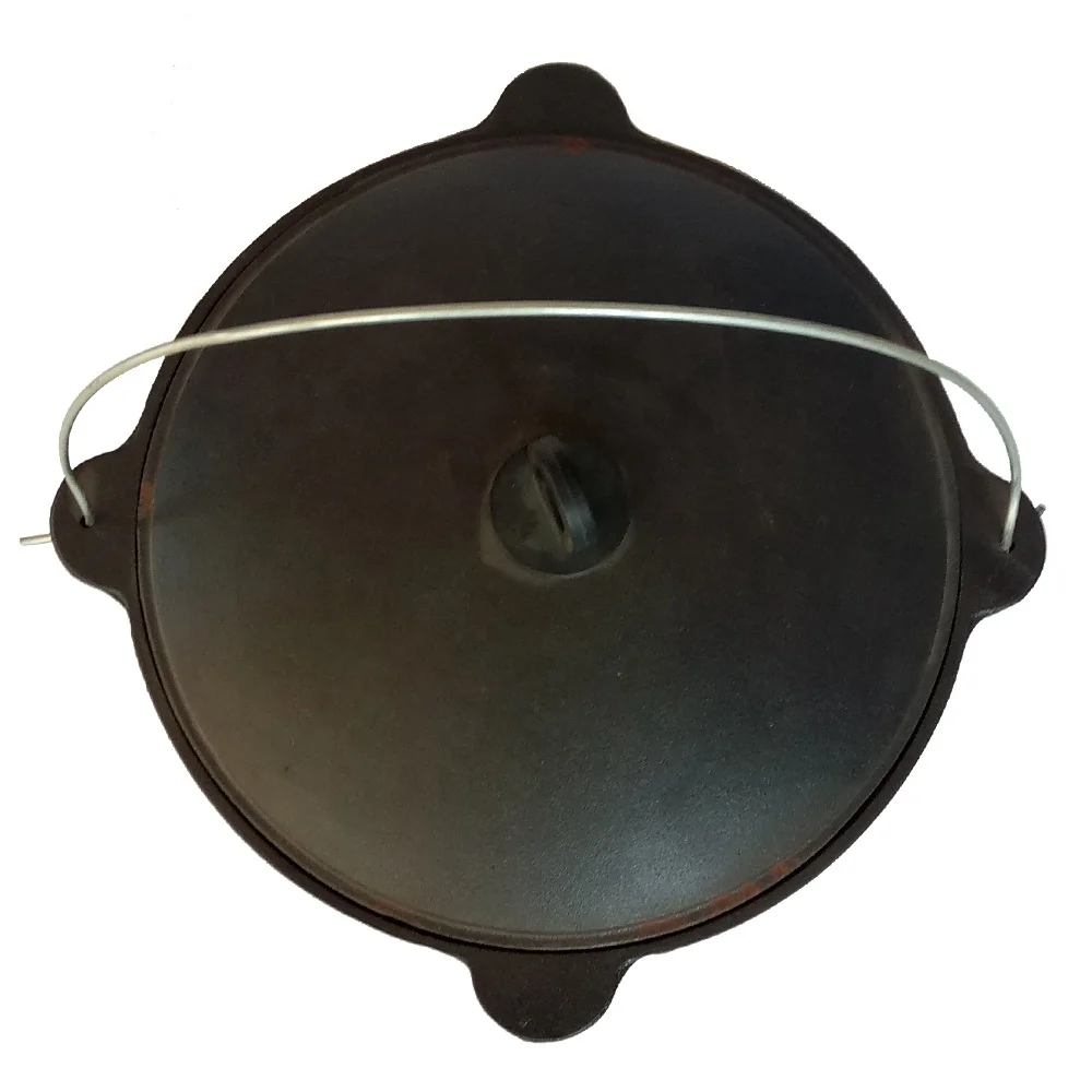 Сверхмощная кастрюля из чугуна для приготовления пищи всех размеров с широким горлышком