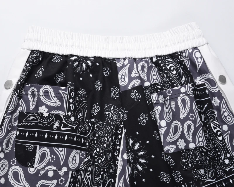 L101#  FOG ESSENTIALS ICON Summer Men Pants Cargo Short Twill Cotton Multi-pocket  Waist Paisley & Tribal Shorts
