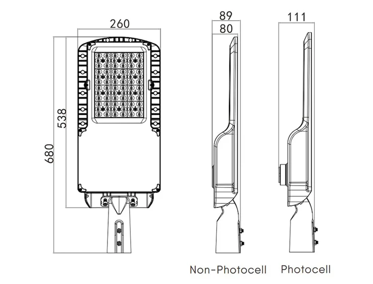 Factory wholesale pricelist Mars LED street lights high lunmen lighting head 150w for street