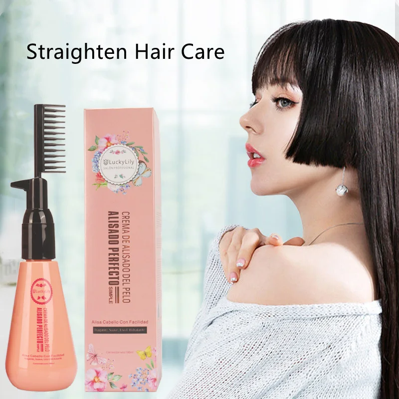 China Manufacturer Wholesale Best Brazilian Hair Straightening Cream With Comb