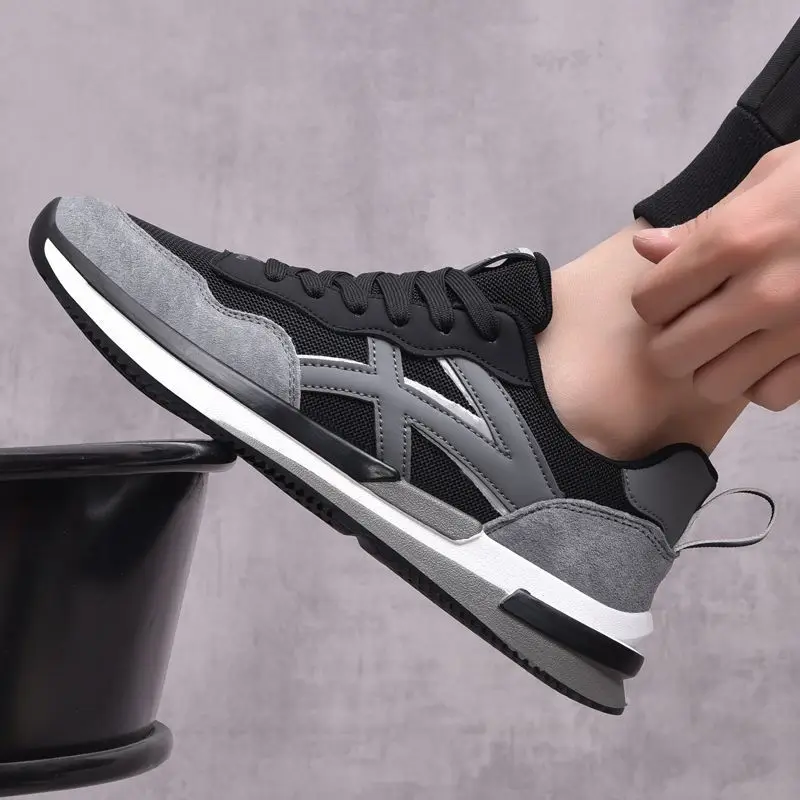 Manufacturer zapatillas deportivas lightweight Breathable  running men sports shoes