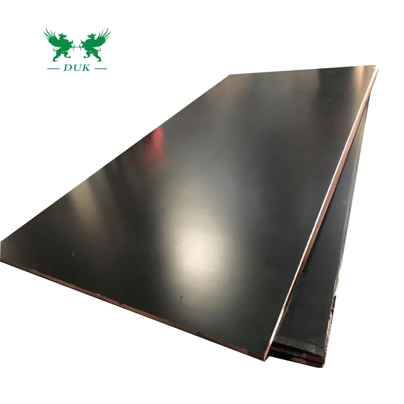 Construction Concrete Template Formwork Poplar Core 15mm 18mm Film Faced Shuttering Plywood