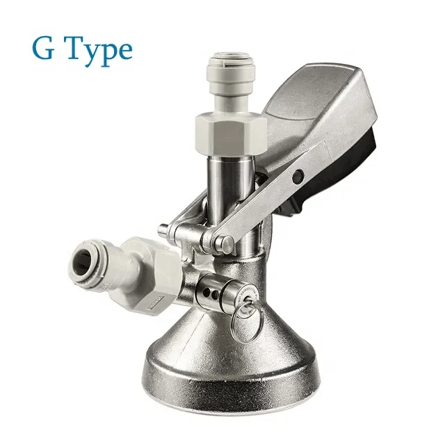 Draft Tap Keg Beer Coupler A G S D Type System with Quick Joint Connector G5/8*3/8 Beer Dispensing