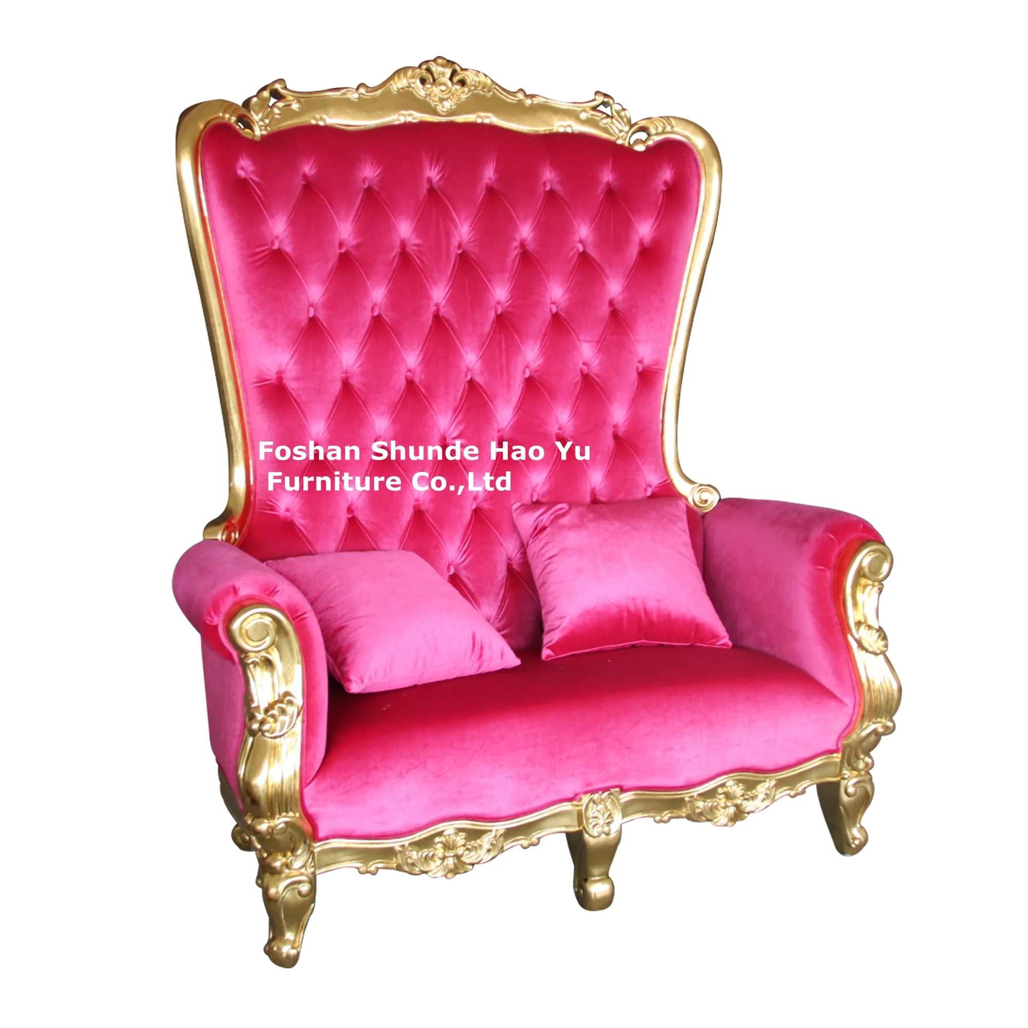 LC92 loveseat престольный стул Серебряный золотые престольные стулья для свадьбы