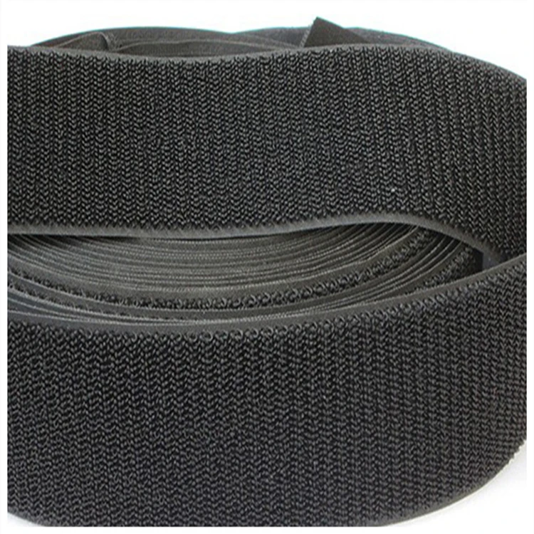 100% nylon hook and loop cable management 100mm width hook loop same side cable wire storage sticky back to back