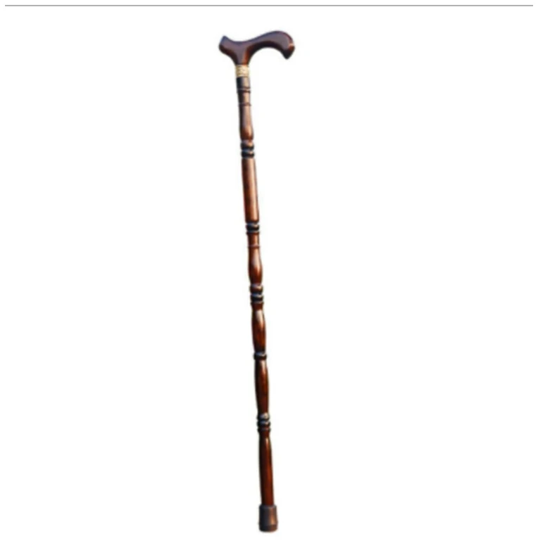 Customized high-quality elderly cane wood can accept custom size T-handle Baishun medical request CN;JIA 85