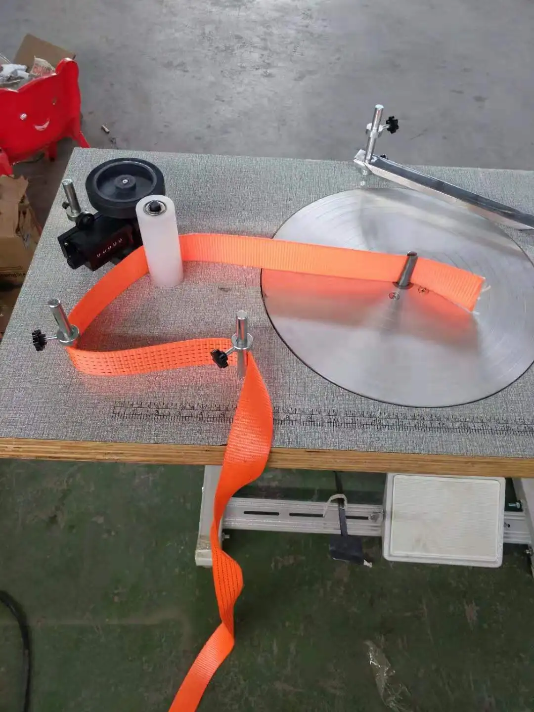 Automatic tape reeling machine for webbing Ribbon Winding Machine tape reeling machine