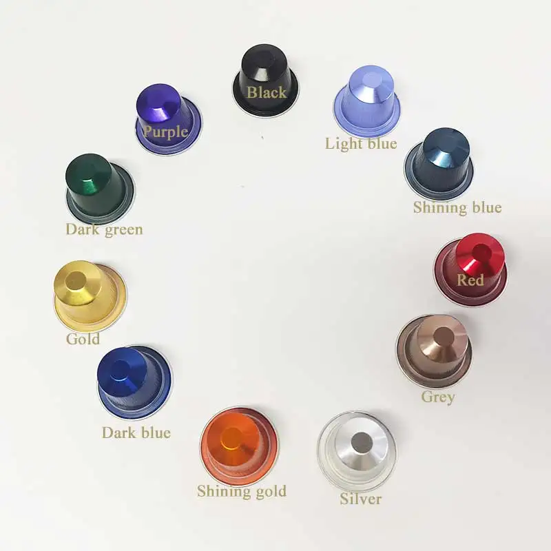 Aluminum Foil Coffee Capsule Filling Machine Compatible Pod Empty Capsule