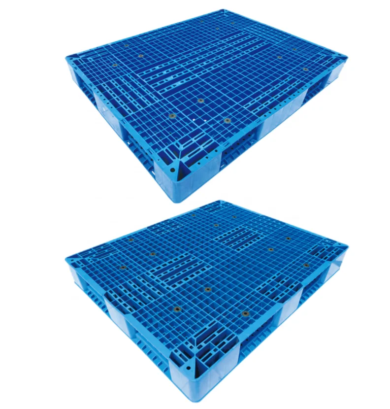 Custom Color Plastic  pallet HDPE Double Face packing plastic pallet for Logistics transportation and warehouse storage