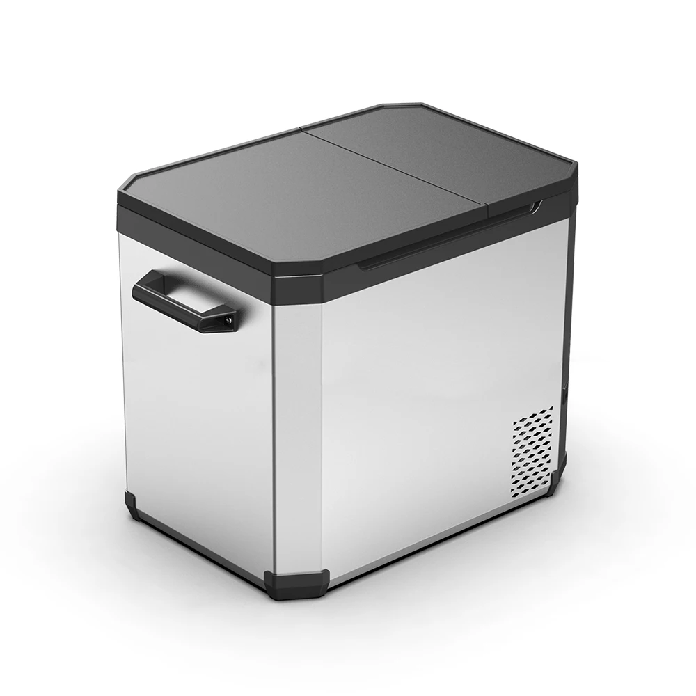 Alpicool AD Series Portable Camping Freezer 12V AC DC Dual Use Cooler Dual Zone Electric Fridge Outdoor Car Refrigerator