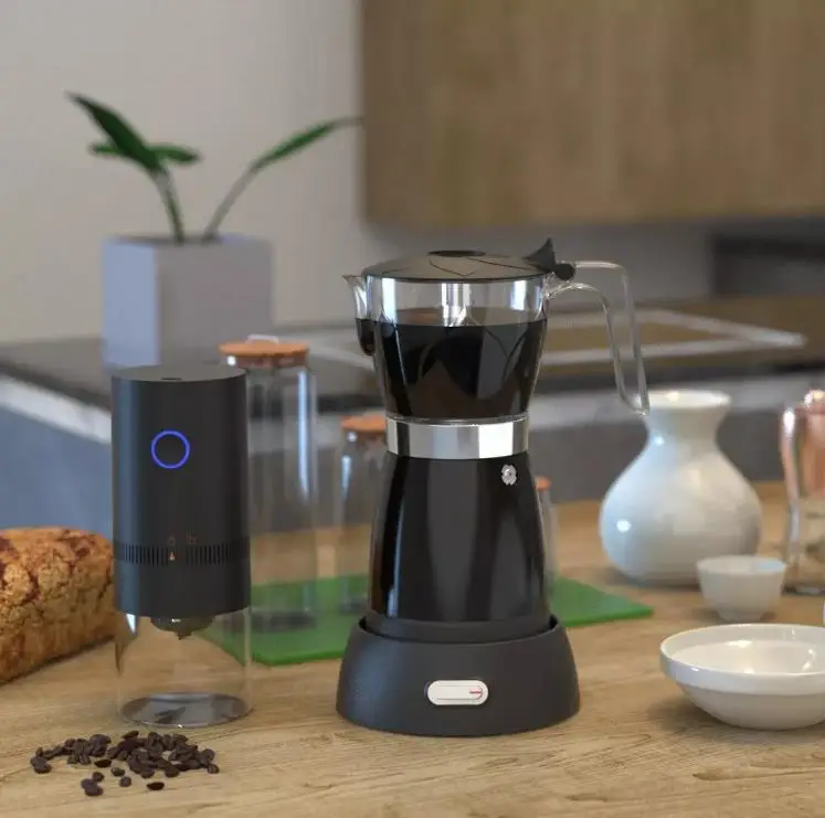 Kingze Barista Tools Electric Coffee Maker Portable Coffee Mills USB Rechargeable Coffee Grinder