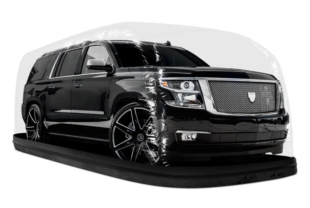 PVC Truck Inflatable Car Clean Pad PVC Portable Inflatable Car Wash Containment Mat With Water Reclamation System