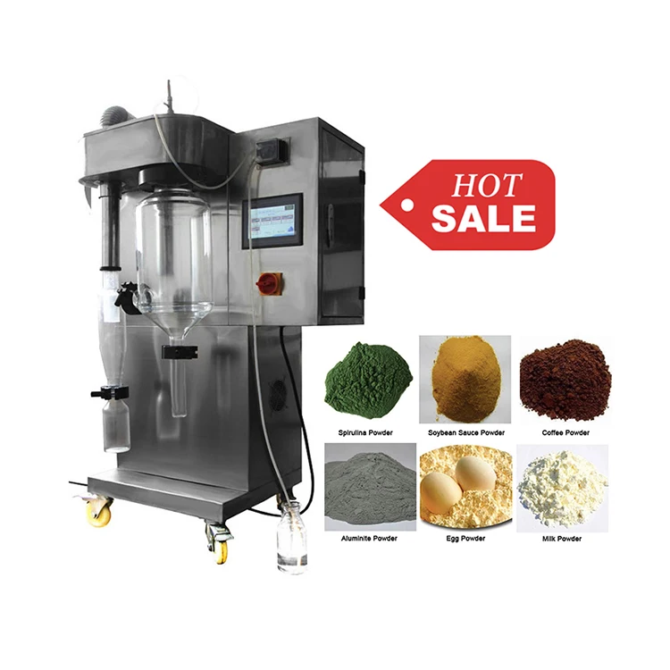 OLLITAL 1.5L 2L 3L 5L 10L Lab Small Mini Egg Milk Blood Fruit Soup Juice Tea Plant Instant Coffee Spray Dryer Machine