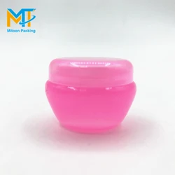 Wholesale Colorful Mushroom shape plastic cream jar 5g small cosmetic packaging jar