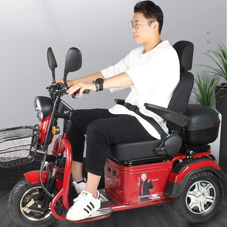 3 Wheel Mobility Scooter handicapped scooter for disabled/handicapped Elderly Electric Tricycle Cargo Home Use Electric Tricycle