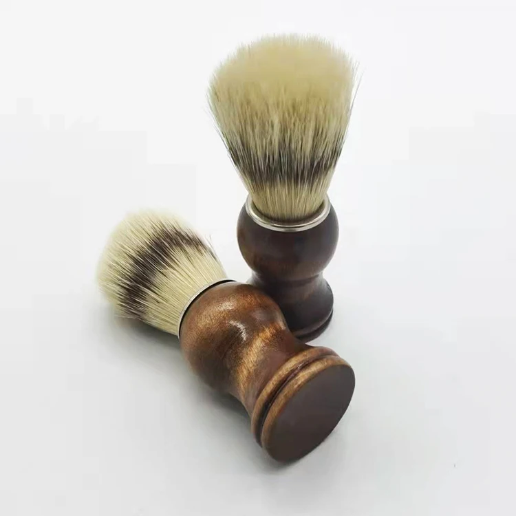 Оптовая продажа мужской набор помазков для бритья, Барсучий ворс, щетка для бритья стеллаж для выставки товаров