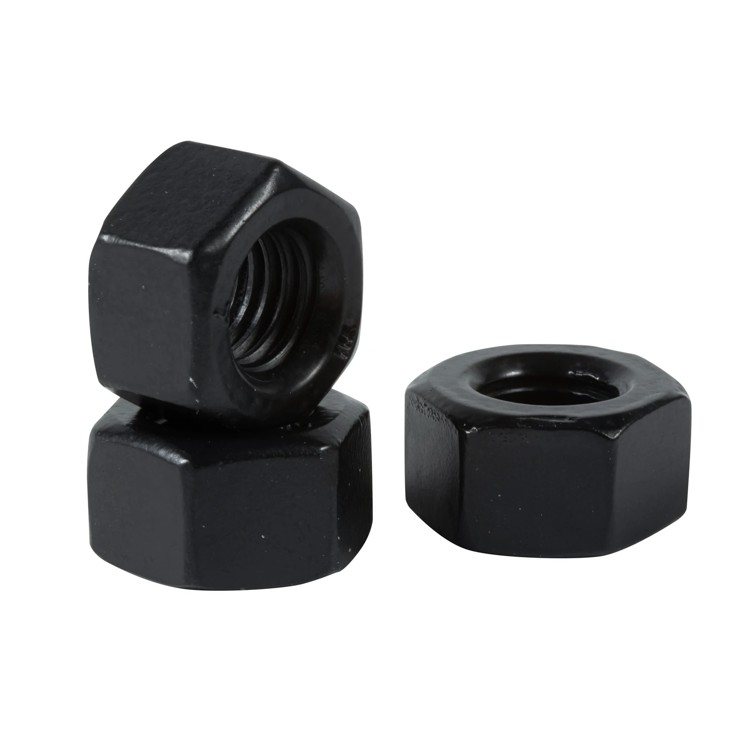 M56 Black Phosphate ASME B18.2.2 H=D A194 7 Bolt With Two Heavy Nut