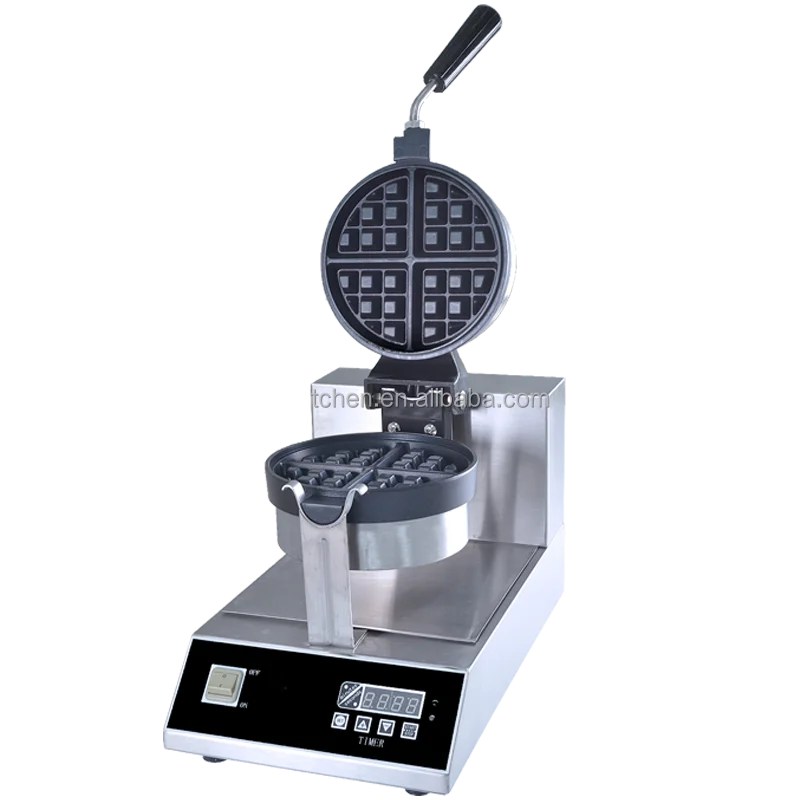 In Stock Computer Screen Rotating Waffle Maker Custom Electric Waffle Makers Industrial Customized FY-2205E Flat Head
