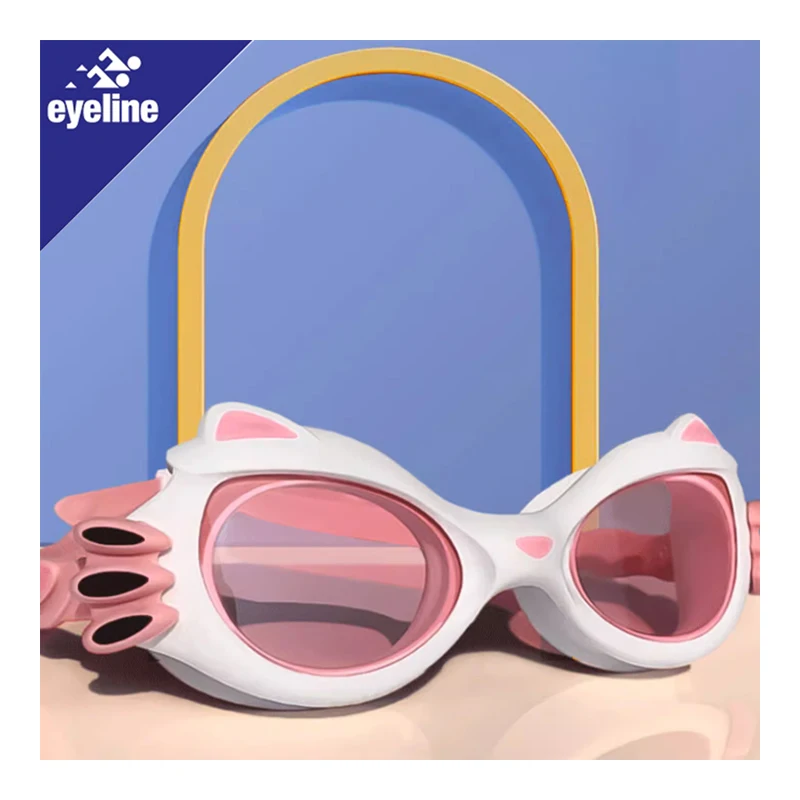 Good Selling Child Design And Custom High Quality Goggles Swim Eco Friendly Safety Waterproof Silicone Kids Swimming Goggles