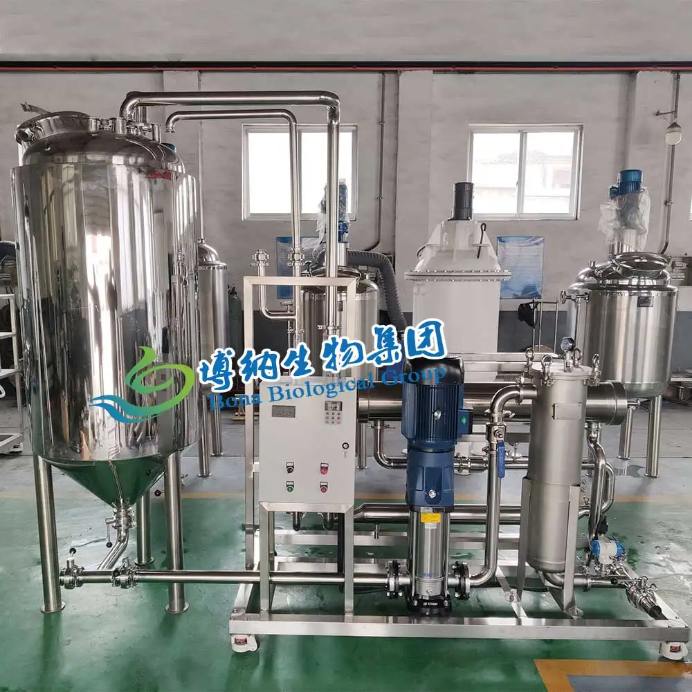Wine crossflow MF microfiltration system with ceramic membrane elements