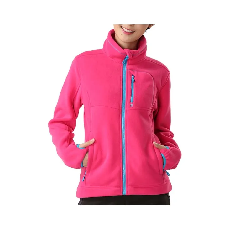  High quality customize logo women polar fleece jacket