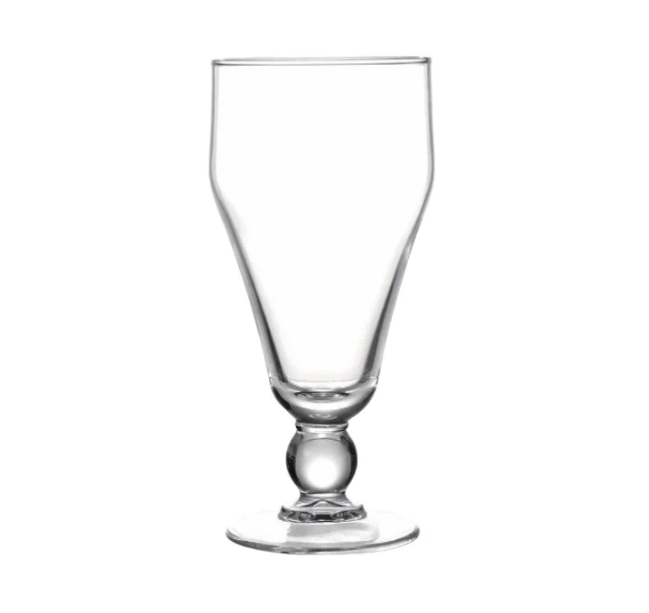 450ml Juice Goblet Wholesale Milkshake Dessert Slushy Glass Cup With Short Stem Unique Craft Beer Stemware Stemmed Tumbler 60547