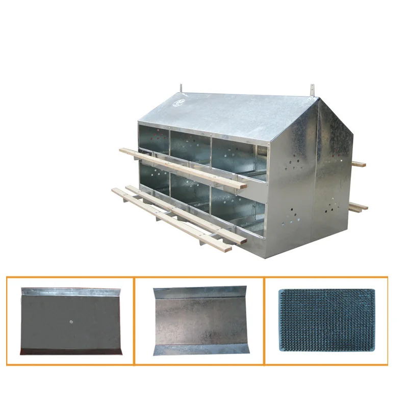 Automatic Poultry Chicken Egg Nesting Boxes Automatic Laying Nest box for Breeder Hen Farm