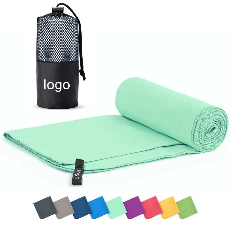 OEM ODM Multi Color Design Quick Dry Absorbent Microfiber Custom Sports Gym Towel
