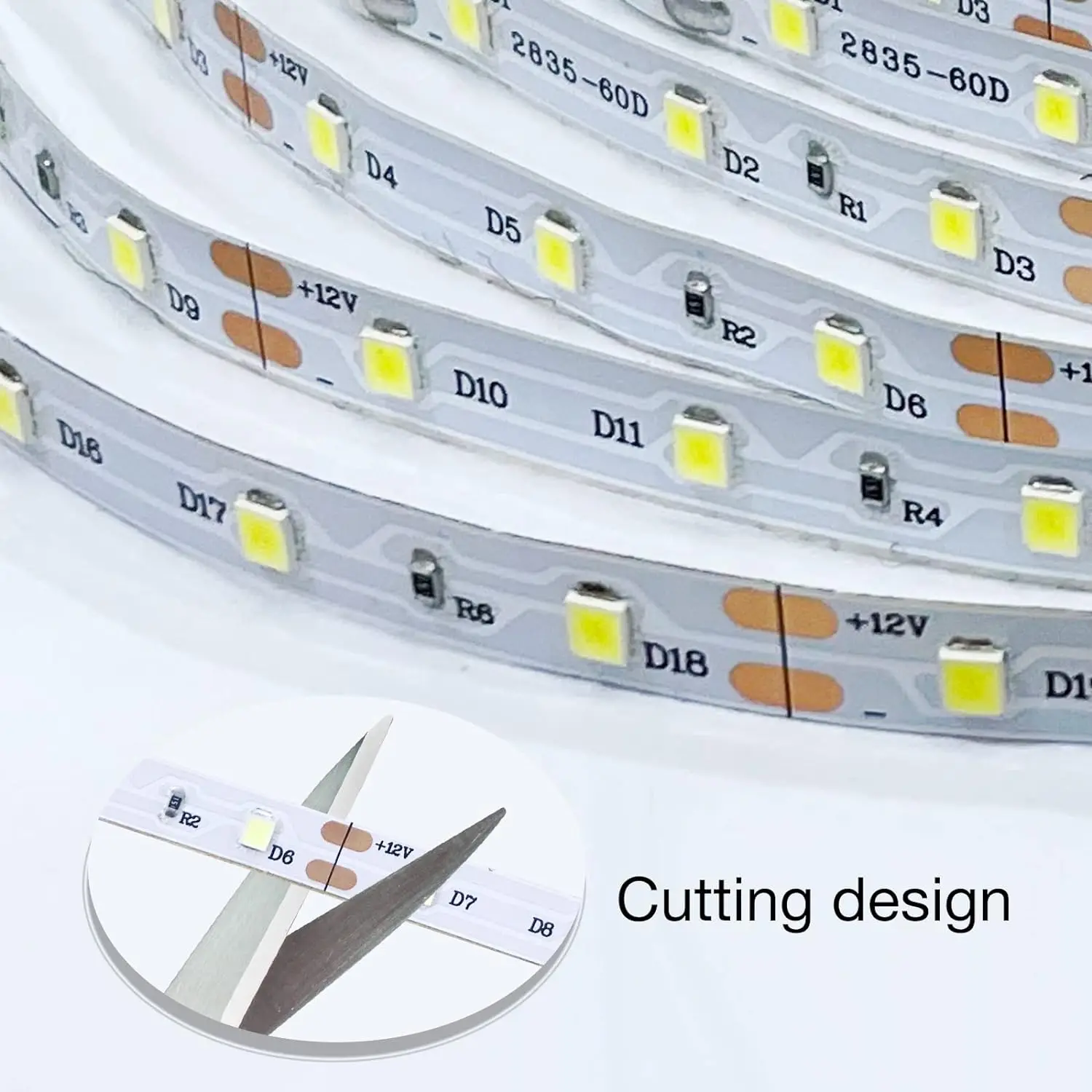 High Brightness 2835 LED Strip Lights Indoor Decorations with Low Voltage Soft 24V R70 Safety Smart Strip Lights