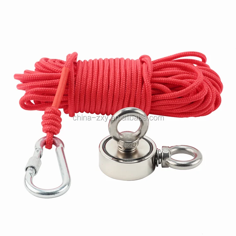 Super Strong D75 MM Fishing Neodymium Magnet Double Side 200KG Pull force