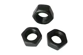 Hot Sale Carbon steel DIN934 Gr 4 8 10 12 Black Oxide Hexagon Hex Nuts In Stock