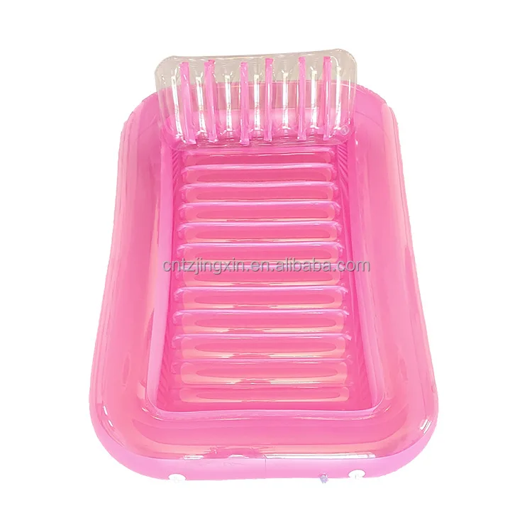 Factory Customized Inflatable Float Adult Water Sun Bed Party Swimming Ring Pool Float Outdoor Recreation Sports Summer Carnival