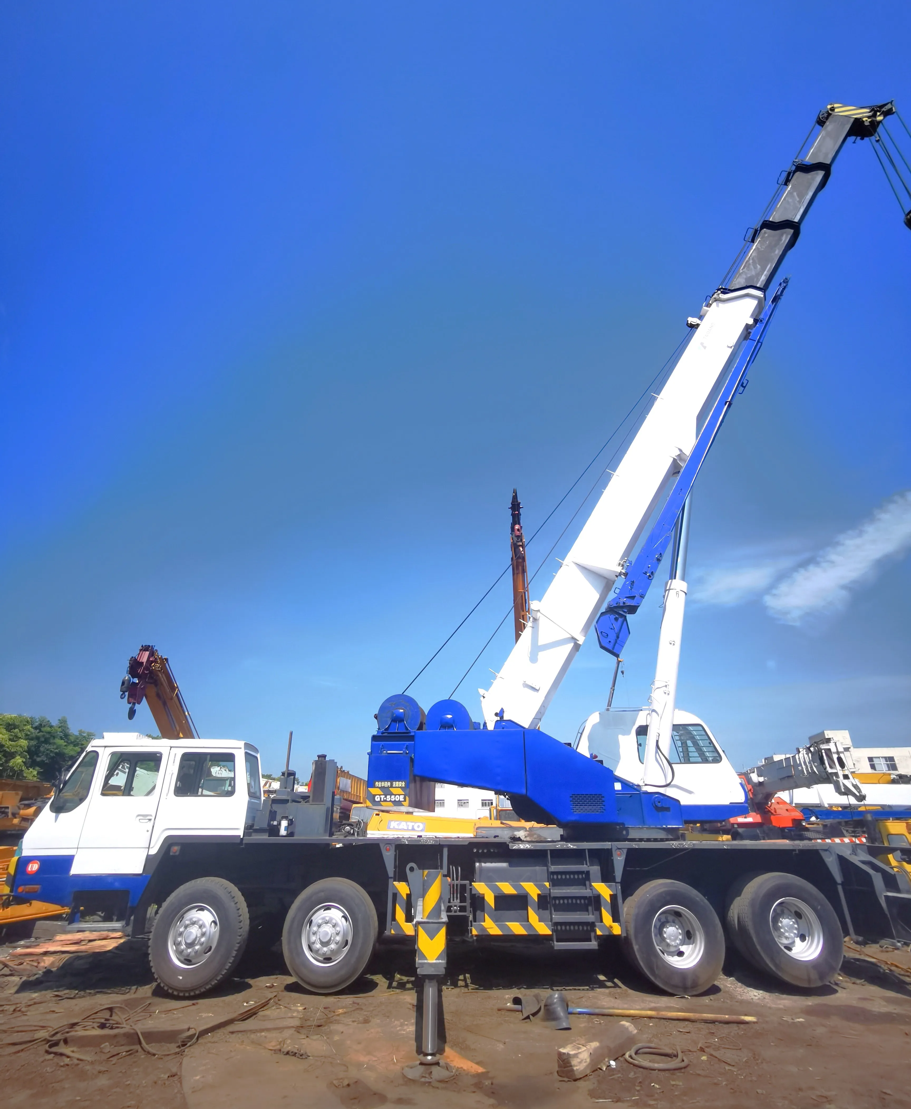 High Quality Used TADANO GT-550E Truck Crane Japan 55 Ton Second Hand Wheel Crane Good Condition 50 Ton Load Capacity Cheap Sale