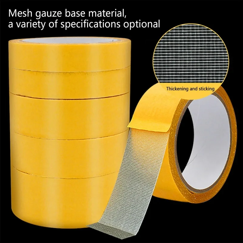High viscosity fiberglass filament glass grid adhesive tape double sided fiber mesh tape