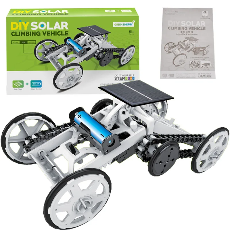 Solar Toys Mars Explore Car Model Solar Powered Up Grade Car Solar Toy for Children Electronic Toy Car