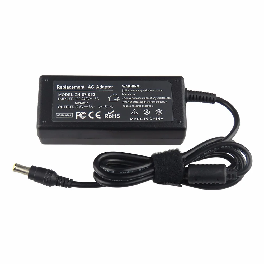 Charger for Sony 19.5V 3A Laptop AC adapter for Sony vaio PCG-R505ECK/PCG-R505EL/PCG-R505ELK