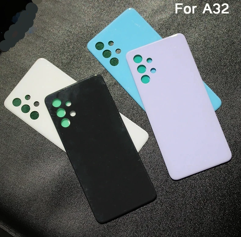Back Housing  A02 A12 A10 A10S A30 A30S A31 A32 A40 A42 A52 A72 Battery Back Cover Door Rear Cover Back Glass For Samsung
