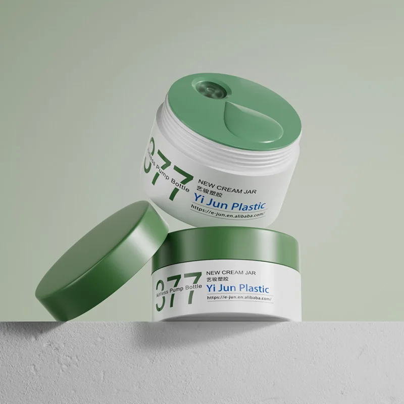 New Arrival 30g 50g Plastic Skincare Jar PP Boby Butter Container Airless Face Cream Press Jar