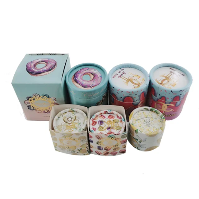 eco friendly Cosmetic Packing kraft paper tube for face cream Jar