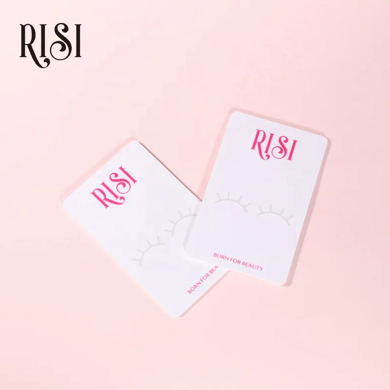 RISI wholesale New Acrylic Eyelash Pallet Single Custom Acrylic Eyelash Extension Lash Tools Tile Strip Plate Eyelash Holder